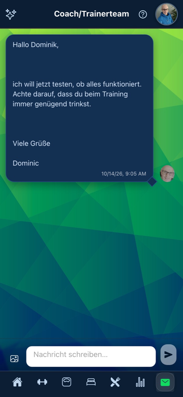 Mit deinem Coach sprechen